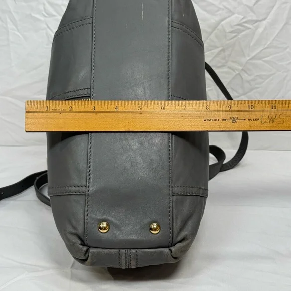 Michael Kors Charcoal Satchel with Gold Accents - Picture 15 of 15